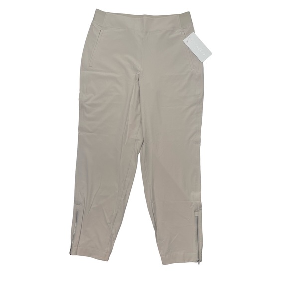 NWT Athleta Brooklyn Heights Jogger Beige Tan Travel Lightweight Size 8 - Picture 1 of 6
